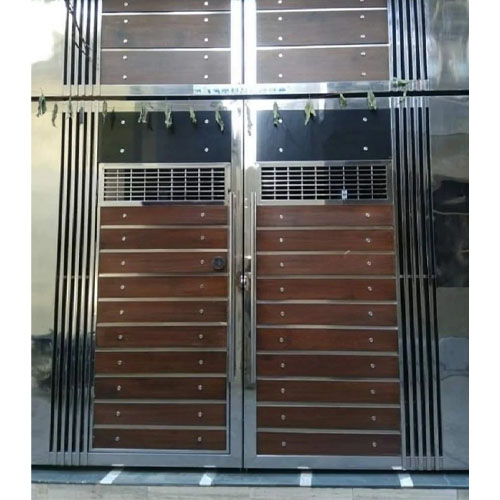 8 Feet Stainless Steel Hinged Main Gates